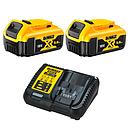 [STA-DCB115P2-QW] DEWALT PACK DE 2 BATERIAS 18V Li-lon 5.0Ah Y CARGADOR